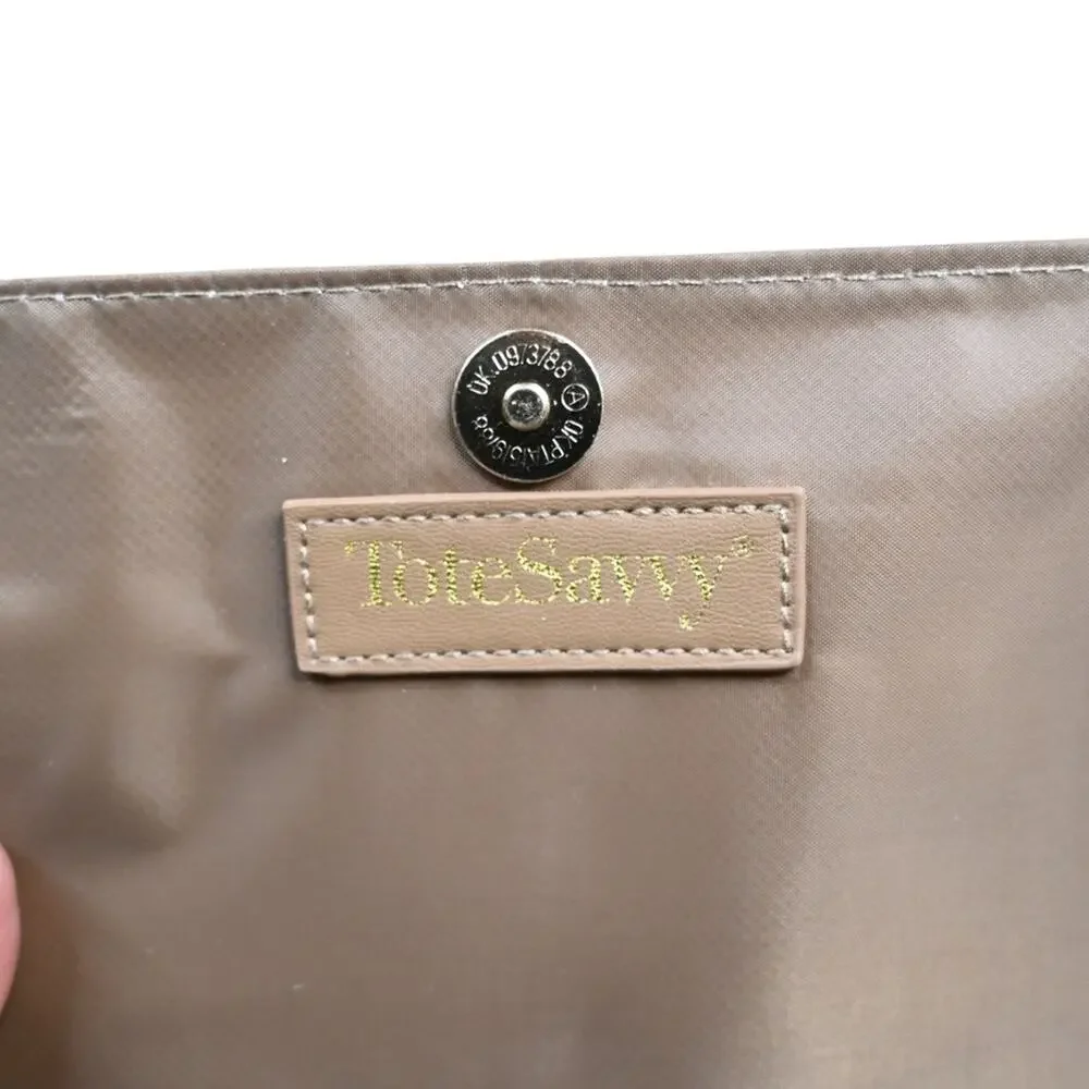 Tote Savvy Change Kit + Mini Crossbody in Khaki NEW